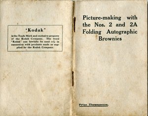 Kodak Folding Autographic Folding Brownie instruction manual
