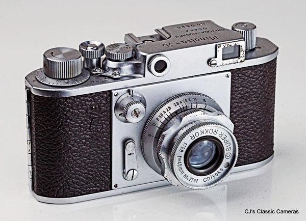 Minolta-35 Model-A camera photo