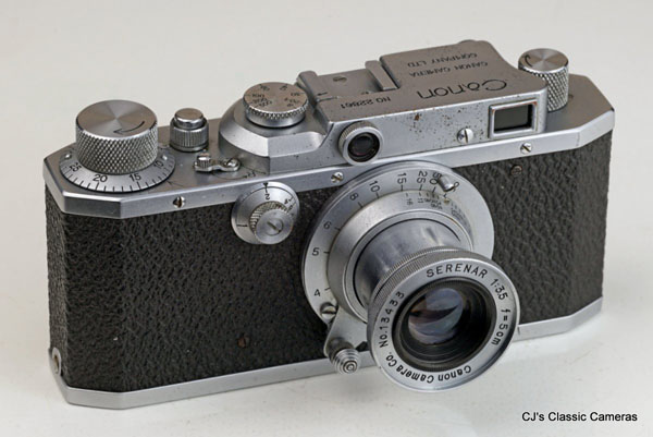 Canon S-II rangefinder camera photo