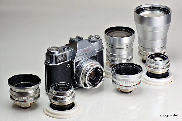 Kodak Retina Reflex S with Retina-Tele-Xenar 200mm f/4.8 photo